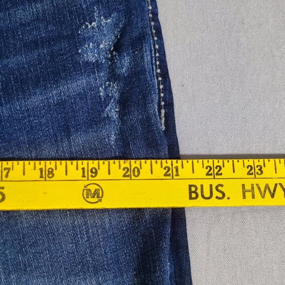 Silver Jeans women's size 14/L34 indigo blue Suki Mid Straight Super stretch - Picture 13 of 16